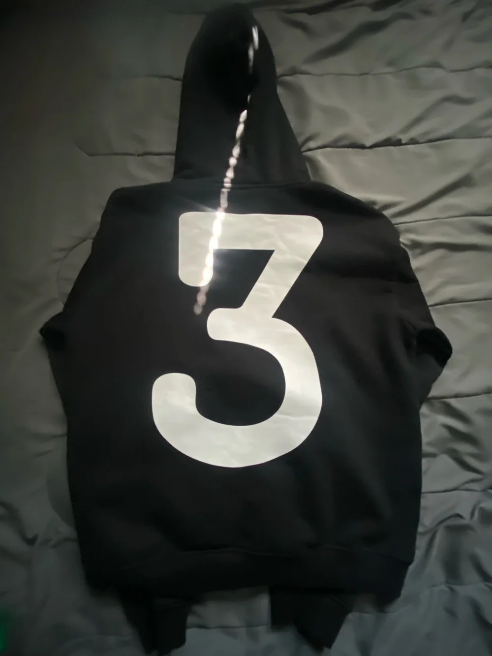 Large Clashtown Black phace2 hoodie